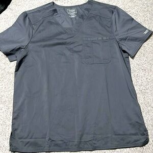 Women’s Cherokee Revolution scrub top charcoal size Medium